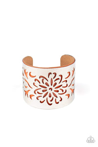 Get Your Bloom On - Orange - Paparazzi Bracelet