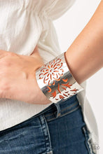 Load image into Gallery viewer, Get Your Bloom On - Orange - Paparazzi Bracelet