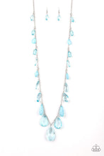 Load image into Gallery viewer, GLOW And Steady Wins The Race - Blue - Paparazzi Necklace