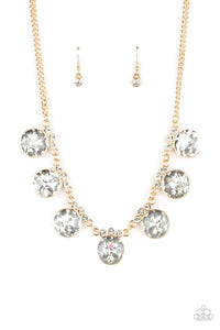 GLOW-Getter Glamour - Gold - Paparazzi Necklace