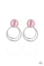 Load image into Gallery viewer, Glow Roll - Pink - Paparazzi Earrings