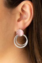 Load image into Gallery viewer, Glow Roll - Pink - Paparazzi Earrings