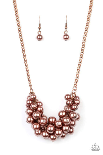 Grandiose Glimmer - Copper - Paparazzi Necklace