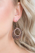 Load image into Gallery viewer, Grapevine Glamorous - Copper Earrings