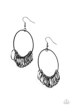 Load image into Gallery viewer, Halo Effect - Black Earrings