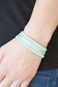 Harlem Hustle - Green Wrap Bracelet