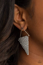 Load image into Gallery viewer, Have A Bite - Silver - Paparazzi Earrings