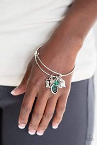 Heart of BOLD - Green - Paparazzi Bracelet