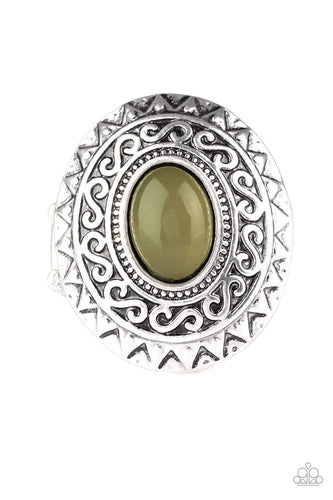 Hello, Sunshine - Green - Paparazzi ring