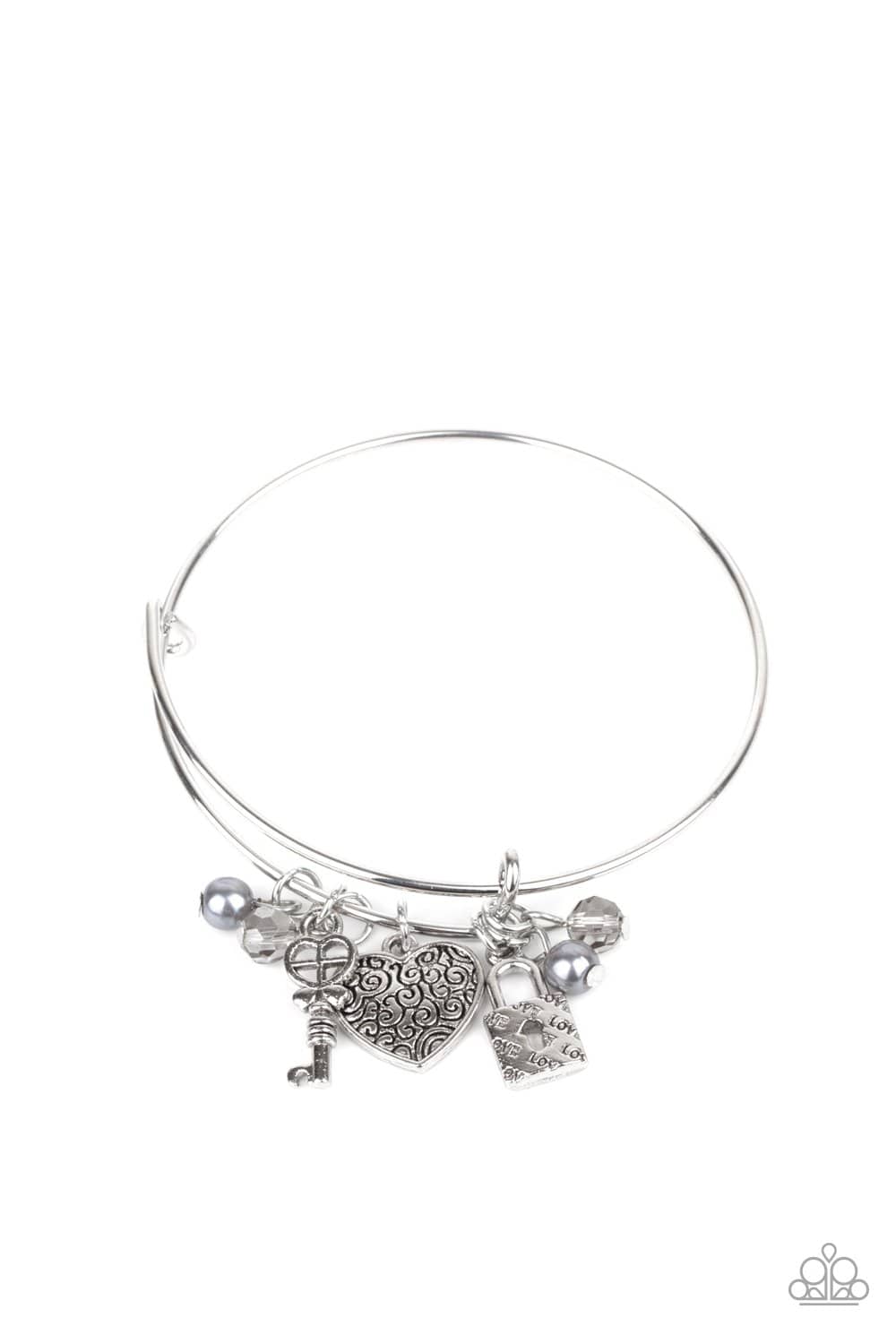 Here Comes Cupid - Silver - Paparazzi Jewelry