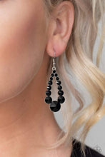 Load image into Gallery viewer, Here GLOWS Nothing! - Black Earrings