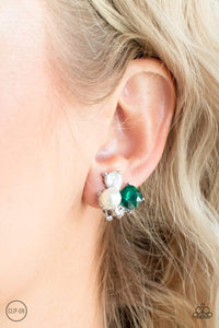 Highly High-Class - Green - Paparazzi Earrings