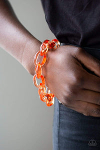 Ice Ice Baby - Orange Bracelet
