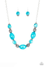 Load image into Gallery viewer, Ice Melt - Blue Necklace