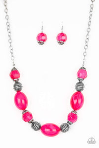 Ice Melt - Pink Necklace