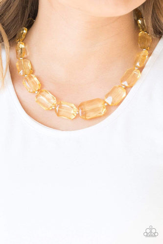 ICE Versa - Yellow - Paparazzi Necklace