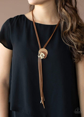 Im FELINE Good - Brown - Paparazzi Necklace