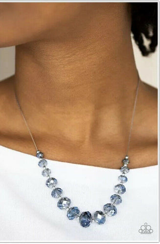 Crystal Carriages - Blue - Paparazzi - Dtye Embellishing Boutique