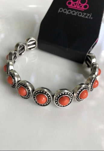Globetrotter Goals - Orange - Paparazzi - Dtye Embellishing Boutique