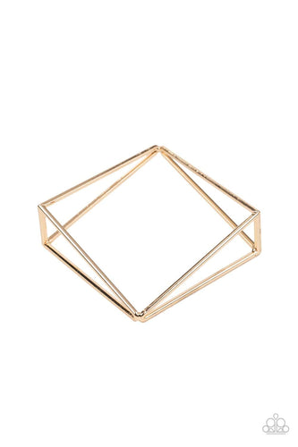In Another Dimension - Gold - Paparazzi Jewelry