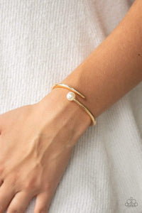 Industrial Impact - Gold - paparazzi Bracelet