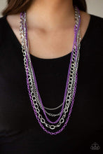 Load image into Gallery viewer, Industrial - Purple - Paparazzi Necklace