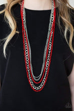 Load image into Gallery viewer, Industrial - Red Necklace