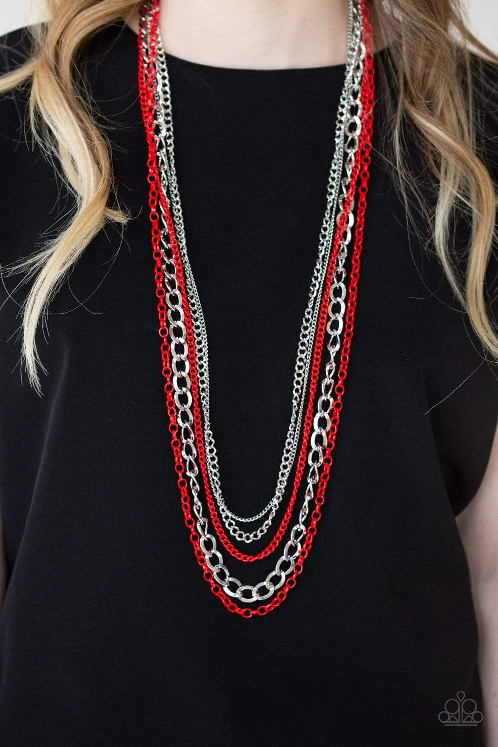 Industrial - Red Necklace