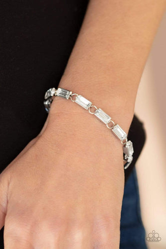 Irresistibly Icy - White - Paparazzi Bracelet
