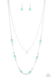 Irresistibly Iridescent - Green - paparazzi Necklace