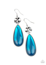 Load image into Gallery viewer, Jaw-Dropping Drama - Blue - Paparazzi Earrings