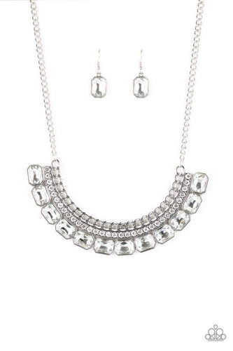 Killer Knockout - White Necklace