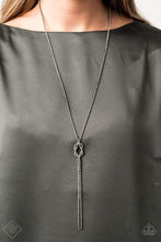 Load image into Gallery viewer, Knockout Knot - Black - Paparazzi Necklace