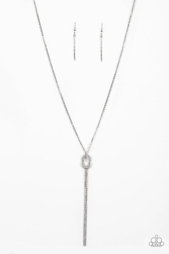 Knockout Knot - White - Paparazzi Necklace