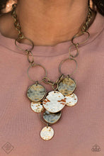 Load image into Gallery viewer, Learn the HARDWARE Way - Brass - Paparazzi Necklace