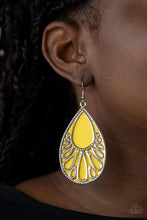 Load image into Gallery viewer, Loud and Proud - Yellow - Paparazzi Earrings