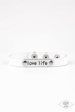 Load image into Gallery viewer, Love Life - White Bracelet