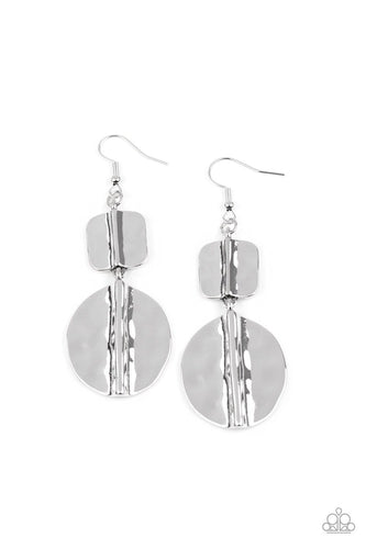 Lure Allure - Silver - Paparazzi Earrings