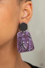 Majestic Mariner - Purple Earrings