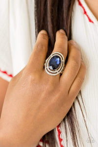Making History - blue - Paparazzi Ring