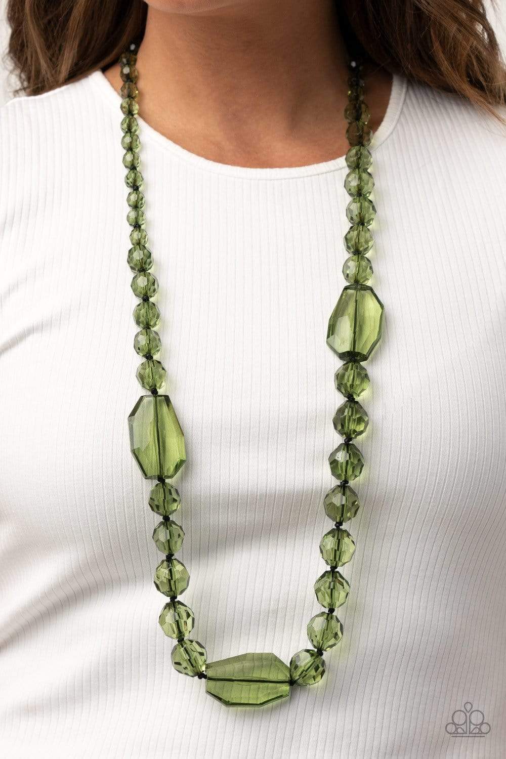 Malibu Masterpiece - Green - Paparazzi Necklace