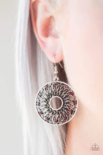 Load image into Gallery viewer, Malibu Musical - Red - Paparazzi Earrings