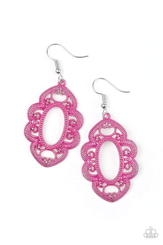 Mantras and Mandalas - Pink Earrings