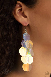 Mermaid Shimmer - Multi - Paparazzi Earrings