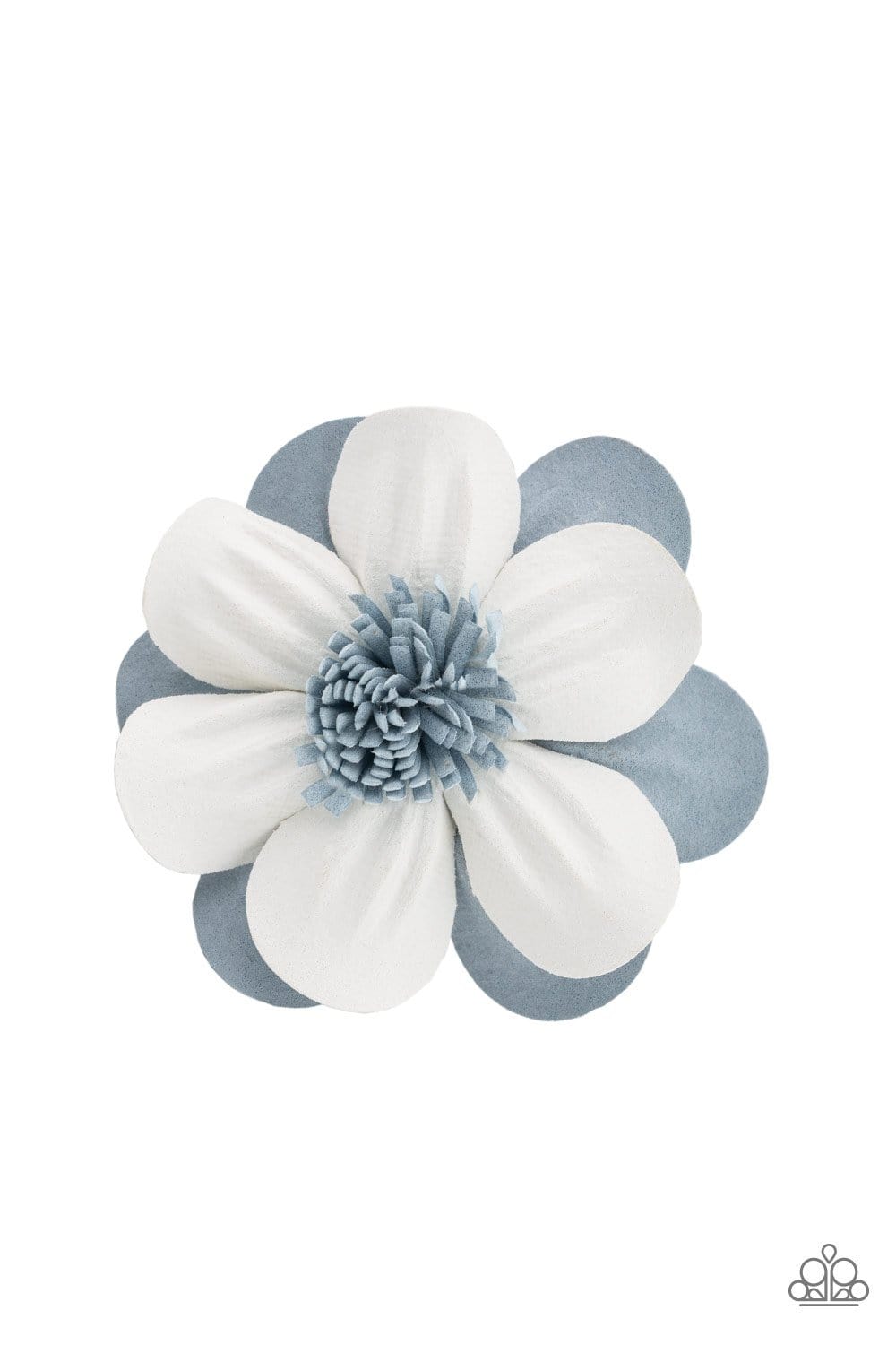 Merry Magnolia - Blue - Paparazzi Hair Clip