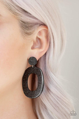 Miami Boulevard - Black Earrings