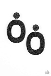 Miami Boulevard - Black Earrings
