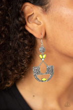 Load image into Gallery viewer, Modern Day Mecca - Yellow - Paparazzi Earrings