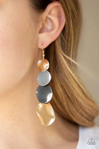 Modern Mecca - Multi - Paparazzi Earrings