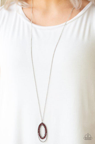 Money Mood - Red - Paparazzi Necklace